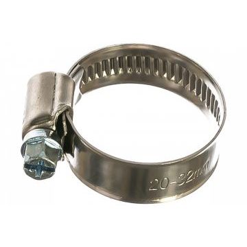 Хомут 32-44 мм червячный  ДУБЛЬ