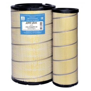 Фильтр 728-1109560+728-1109560-10 воздушный (КОМЛПЕКТ) (ЛИВНЫ) Фильтр 728-1109560+728-1109560-10 воздушный (КОМЛПЕКТ) (ЛИВНЫ)