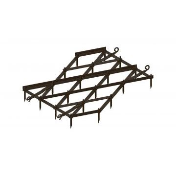 Зуб БЗСС-1 бороны 200 мм (квадр.16х16,длин.резьбы 35 мм) (АЛМАЗ) упаковка 54шт