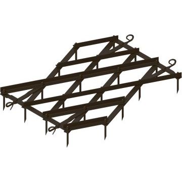 Зуб БЗСС-1 бороны 200 мм (квадр.16х16,длин.резьбы 35 мм) (АЛМАЗ) упаковка 54шт