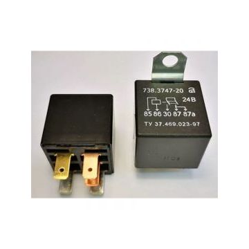 Реле 738.3747-20 стартера (35.3787-20) (РС-530) (5-контактное, 24В, 30А) (ЭМИ)  